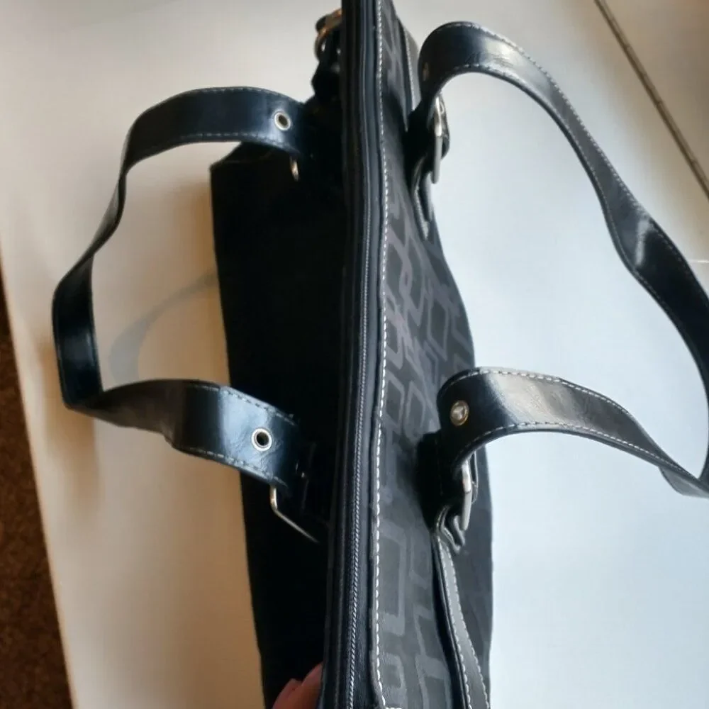 Large Nine West Black Tote Purse